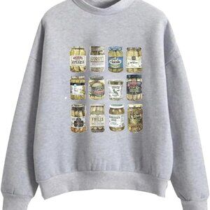Vintage Canned Pickle Crew Sweatshirt NWOT Medium